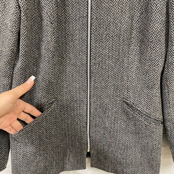 New York Clothing Co. Chevron Blazer - Picture 3 of 6